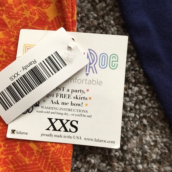 LuLaRoe Randy XXS NWT - Picture 5 of 5